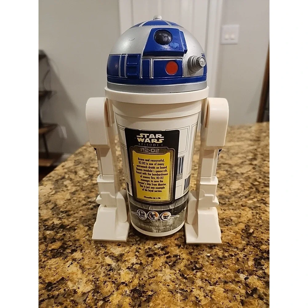 Star Wars R2-D2 Episode 1 Pizza Hut Taco Bell KFC Promotional Drink Cup & Topper